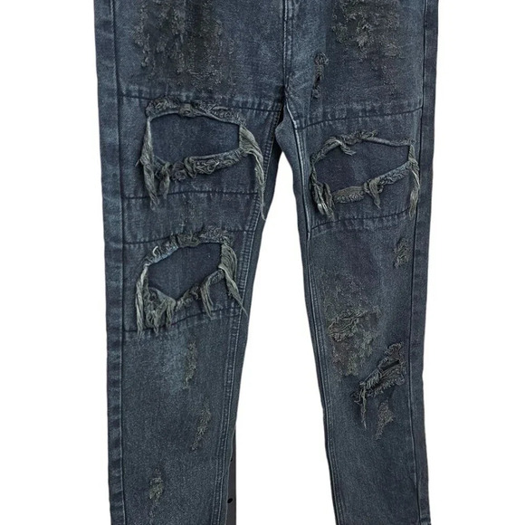 One  Teaspoon Womens Awesome Baggies Low Waist Mid Rise Relaxed Leg Tapered Cuff - Picture 3 of 9